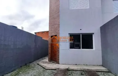 Sobrado com 2 dormitórios à venda, 69 m² por r$ 350.000,00 - jardim jasmin - itaquaquecetuba/sp