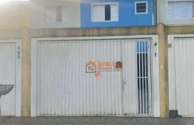 Sobrado com 2 dormitórios à venda, 70 m² por r$ 258.000,00 - residencial jasmim - itaquaquecetuba/sp