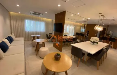 Apartamento com 3 dormitórios à venda, 73 m² por r$ 649.000,00 - gopoúva - guarulhos/sp