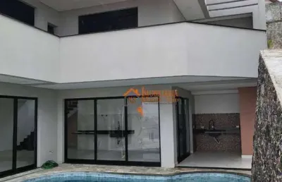 Sobrado com 3 dormitórios, 350 m² - venda por r$ 3.700.000,00 ou aluguel por r$ 16.500,00/mês - jardim imperial hills iii - arujá/sp