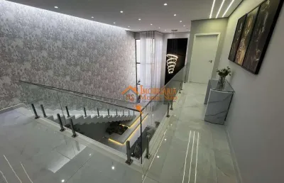 Sobrado com 4 dormitórios à venda, 210 m² por r$ 3.500.000,00 - parque renato maia - guarulhos/sp