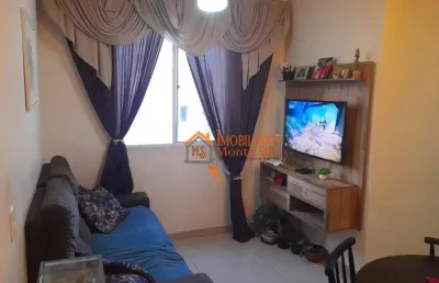 Apartamento com 2 dormitórios à venda, 41 m² por r$ 207.446,00 - vila nova bonsucesso - guarulhos/sp