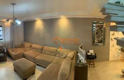 Sobrado com 3 dormitórios à venda, 180 m² por r$ 905.250,00 - vila moreira - guarulhos/sp