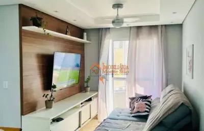 Apartamento com 3 dormitórios à venda, 76 m² por r$ 586.000,00 - jardim testae - guarulhos/sp