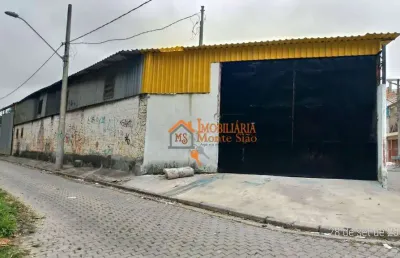 Galpão para alugar, 120 m² por r$ 3.500,00/mês - jardim marilena - guarulhos/sp