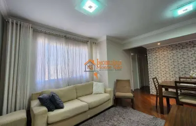 Apartamento com 3 dormitórios à venda, 60 m² por r$ 375.000,00 - jardim santa clara - guarulhos/sp