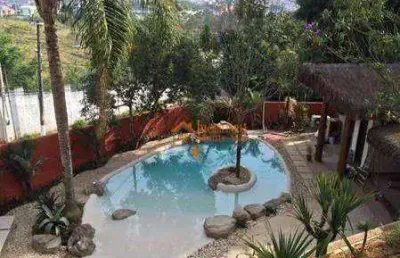 Casa com 4 dormitórios à venda, 600 m² por r$ 5.520.000,00 - caputera - arujá/sp
