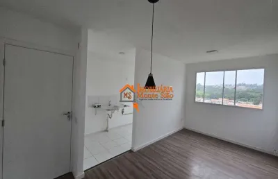 Apartamento para alugar, 45 m² por r$ 1.579,00/mês - jardim iv centenário - guarulhos/sp