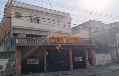 Sobrado com 9 dormitórios à venda, 450 m² por r$ 1.000.000,00 - parque continental ii - guarulhos/sp