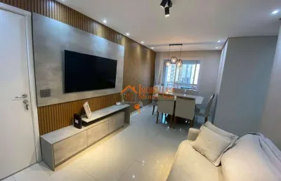 Apartamento com 2 dormitórios à venda, 60 m² por r$ 530.000,00 - picanco - guarulhos/sp