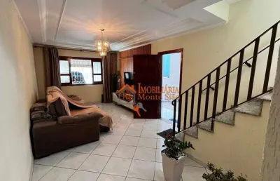 Sobrado com 3 dormitórios à venda, 134 m² por r$ 710.000,00 - gopoúva - guarulhos/sp