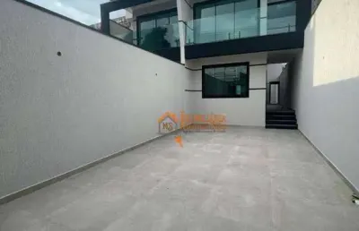 Sobrado com 3 dormitórios à venda, 148 m² por r$ 1.150.000,00 - jardim vila galvão - guarulhos/sp