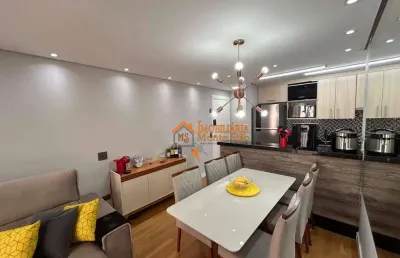 Apartamento com 3 dormitórios à venda, 62 m² por r$ 405.000,00 - jardim bela vista - guarulhos/sp