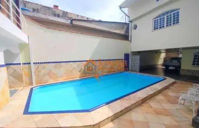 Sobrado com 3 dormitórios, 307 m² - venda por r$ 1.650.000,00 ou aluguel por r$ 10.000,00/mês - jardim santa mena - guarulhos/sp