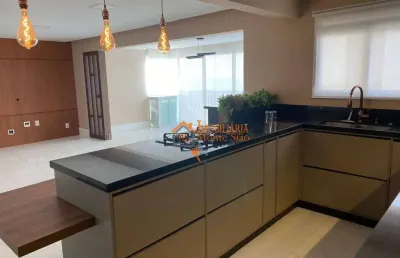 Apartamento com 3 dormitórios à venda, 122 m² por r$ 1.380.000,00 - jardim flor da montanha - guarulhos/sp