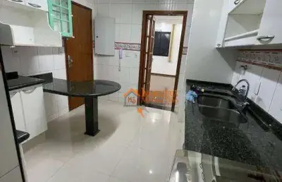 Apartamento com 3 dormitórios à venda, 90 m² por r$ 597.000,00 - vila augusta - guarulhos/sp