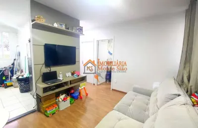 Apartamento com 2 dormitórios à venda, 46 m² por r$ 206.000,00 - jardim são domingos - guarulhos/sp