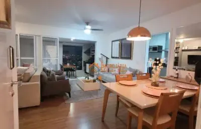 Apartamento com 3 dormitórios à venda, 122 m² por r$ 1.310.000,00 - jardim flor da montanha - guarulhos/sp