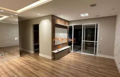 Apartamento com 3 dormitórios à venda, 107 m² por r$ 1.278.000,00 - jardim flor da montanha - guarulhos/sp