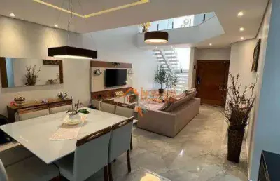 Sobrado com 3 dormitórios à venda, 225 m² por r$ 1.800.000,00 - cézar de souza - mogi das cruzes/sp