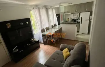 Apartamento com 2 dormitórios à venda, 45 m² por r$ 202.000,00 - água chata - guarulhos/sp