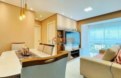 Apartamento com 2 dormitórios à venda, 62 m² por r$ 555.000,00 - vila leonor - guarulhos/sp