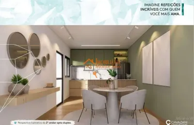 Apartamento duplex com 2 dormitórios à venda, 74 m² por r$ 431.000,00 - jardim vila galvão - guarulhos/sp
