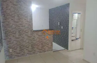 Apartamento com 2 dormitórios à venda, 41 m² por r$ 224.000,00 - água chata - guarulhos/sp
