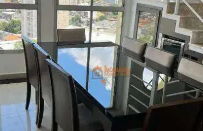 Apartamento duplex com 3 dormitórios à venda, 131 m² por r$ 855.000,00 - vila hulda - guarulhos/sp