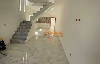 Sobrado com 3 dormitórios à venda, 105 m² por r$ 720.000,00 - jardim santa cecília - guarulhos/sp