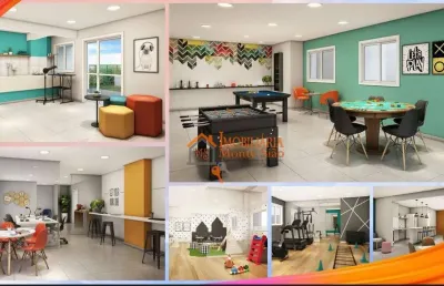 Apartamento com 2 dormitórios à venda, 55 m² por r$ 475.300,00 - vila das bandeiras - guarulhos/sp