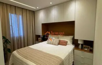 Apartamento com 3 dormitórios à venda, 66 m² por r$ 645.000,00 - vila augusta - guarulhos/sp