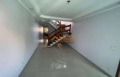 Sobrado com 3 dormitórios à venda, 198 m² por r$ 790.000,00 - jardim santa mena - guarulhos/sp