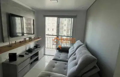 Apartamento com 2 dormitórios à venda, 52 m² por r$ 380.000,00 - vila augusta - guarulhos/sp