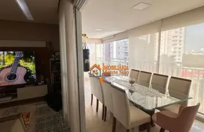 Apartamento com 3 dormitórios à venda, 128 m² por r$ 1.603.600,00 - vila leonor - guarulhos/sp