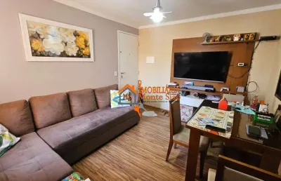 Apartamento com 2 dormitórios à venda por r$ 288.000,00 - taboão - guarulhos/sp