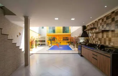 Sobrado com 3 dormitórios à venda, 140 m² por r$ 900.000,00 - jardim presidente dutra - guarulhos/sp