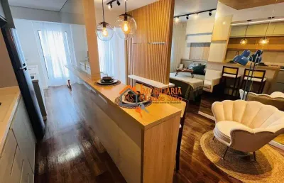 Studio com 1 dormitório à venda, 46 m² por r$ 396.828,00 - picanco - guarulhos/sp