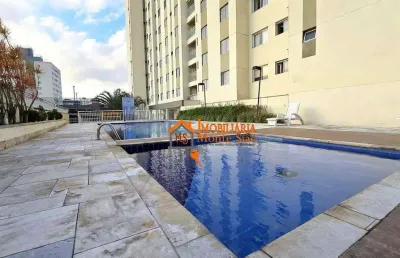 Apartamento com 2 dormitórios para alugar, 57 m² por r$ 3.032,00/mês - vila das palmeiras - guarulhos/sp