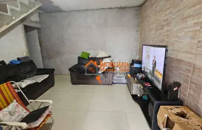 Sobrado com 3 dormitórios à venda por r$ 450.000,00 - parque continental - guarulhos/sp