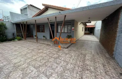 Casa com 3 dormitórios, 240 m² - venda por r$ 1.200.000,00 ou aluguel por r$ 6.036,33/mês - vila galvão - guarulhos/sp