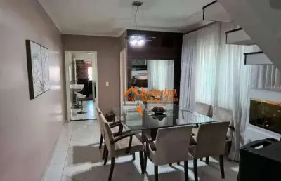 Sobrado com 3 dormitórios à venda, 210 m² por r$ 848.500,00 - jardim bela vista - guarulhos/sp