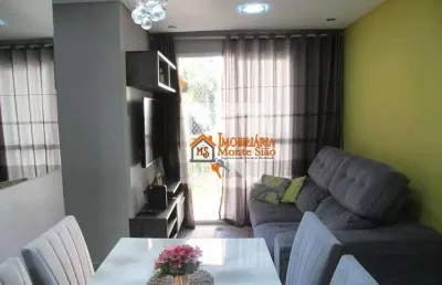 Apartamento com 2 dormitórios à venda, 49 m² por r$ 377.000,00 - jardim bela vista - guarulhos/sp