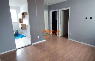 Apartamento com 2 dormitórios à venda, 42 m² por r$ 195.000,00 - jardim são domingos - guarulhos/sp