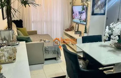 Apartamento com 2 dormitórios à venda, 63 m² por r$ 426.000,00 - vila milton - guarulhos/sp