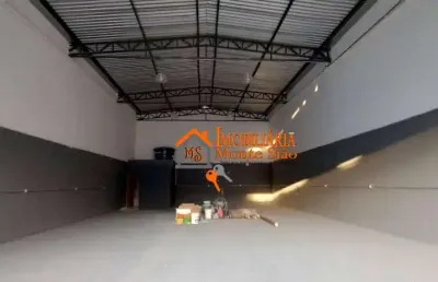 Galpão para alugar, 250 m² por r$ 8.591,00/mês - jardim santa bárbara - guarulhos/sp