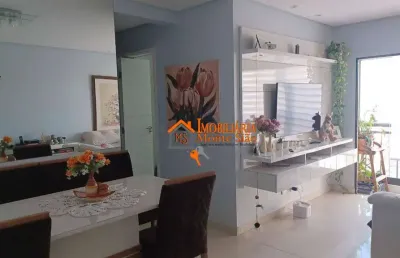 Apartamento com 3 dormitórios à venda, 68 m² por r$ 489.000,00 - portal dos gramados - guarulhos/sp