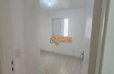 Apartamento a venda com 77m² com 3 quartos, 1 suíte e 2 vagas no condomínio parque residence - jardim flor da montanha - guarulhos/sp