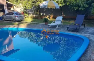 Chácara com 3 dormitórios à venda, 1000 m² por r$ 699.600,00 - bonsucesso - guarulhos/sp