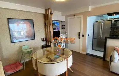 Apartamento à venda no condomínio wi recém reformado com 2 quartos, 1 suíte, rico em planejados, vila augusta, guarulhos, sp